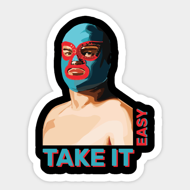 Take It Easy.. Sticker by JJFDesigns